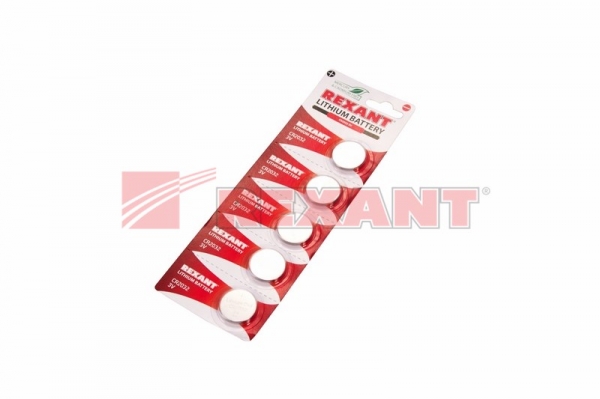 Литиевые батарейки CR2032 5 шт. 3 V 220 mAh блистер